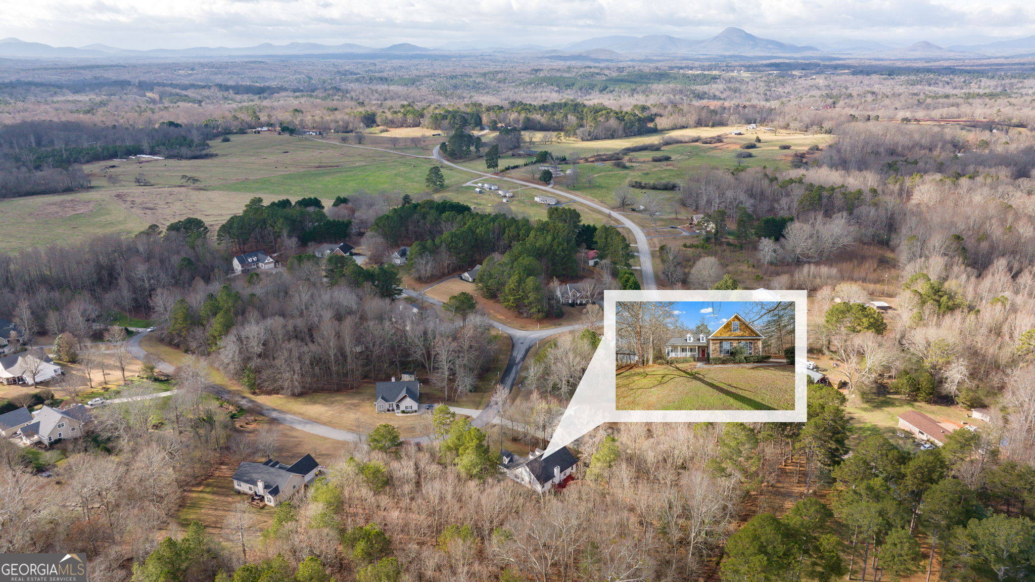 274 Hopes Circle Demorest, GA 30535 - Photo 50 of 53 an aerial view of a house with a yard