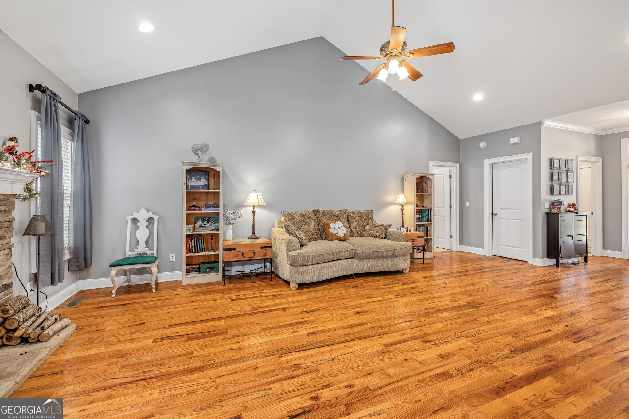 274 Hopes Circle Demorest, GA 30535 - Photo 7 of 53 a living room with furniture and a flat screen tv