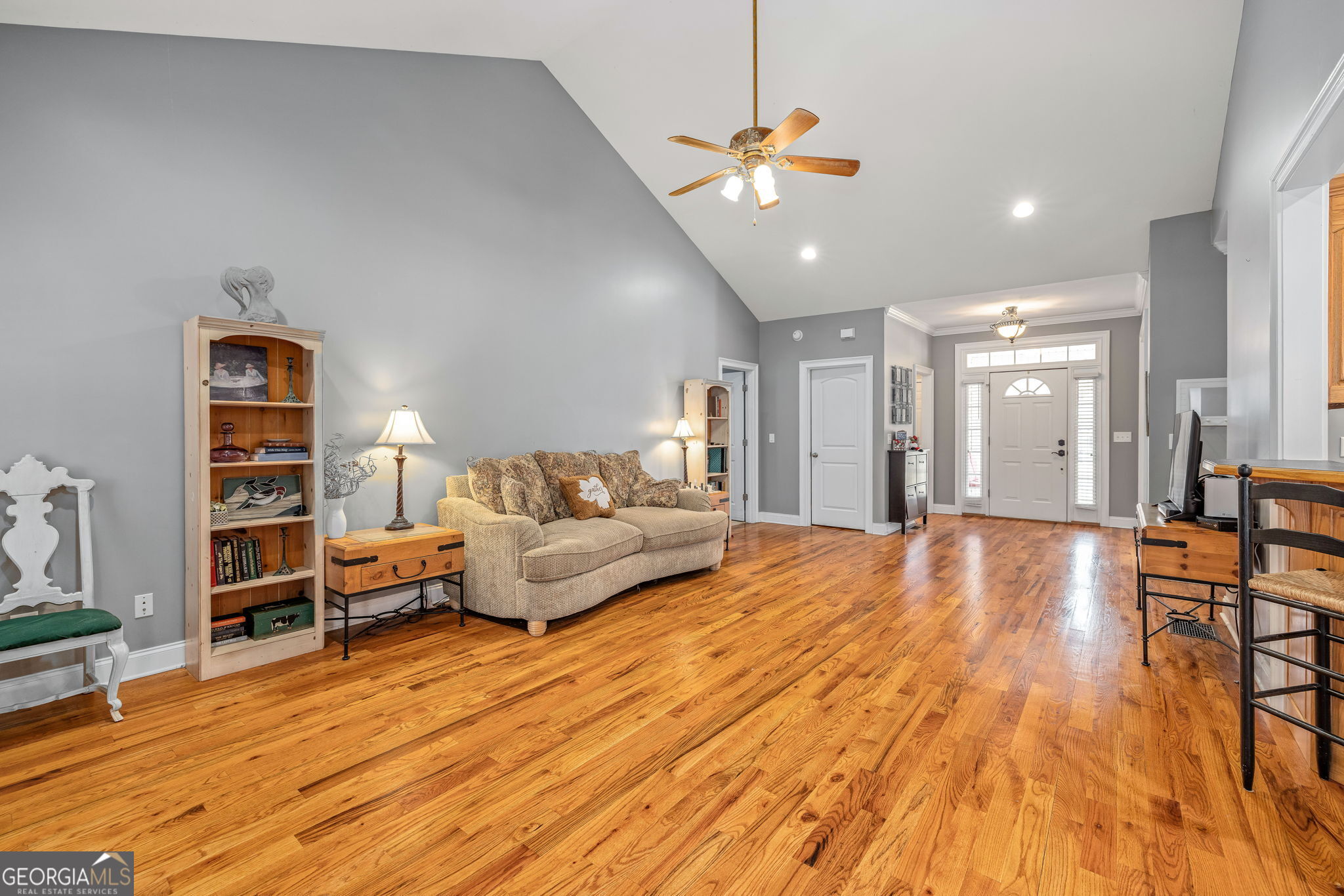 274 Hopes Circle Demorest, GA 30535 - Photo 9 of 53 a living room with furniture and a wooden floor