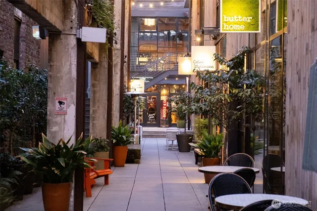 a view of steet with entrance