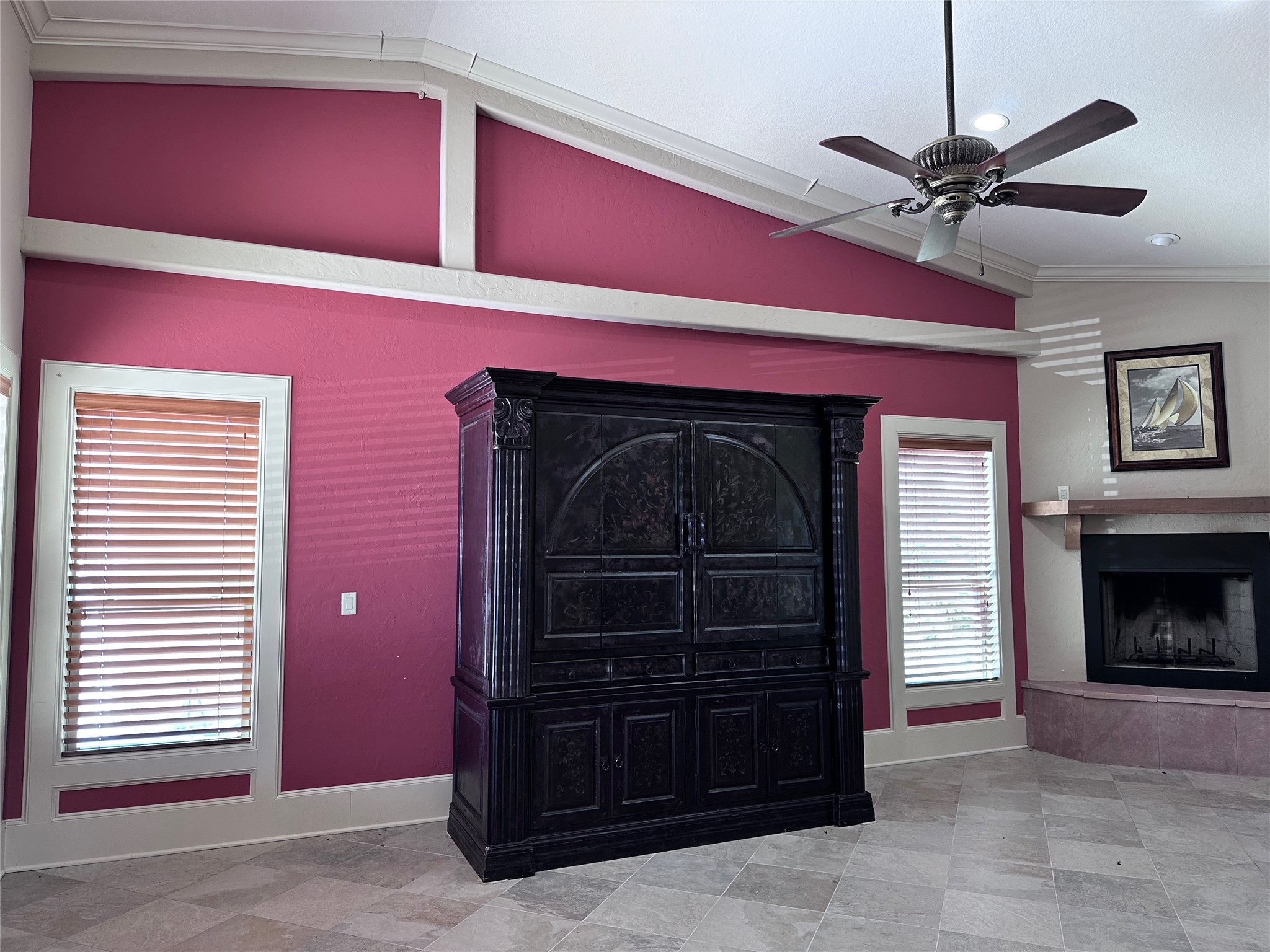 2904 Red Bluff Road Seabrook, TX 77586 - Photo 4 of 16 a living room with furniture and a fireplace