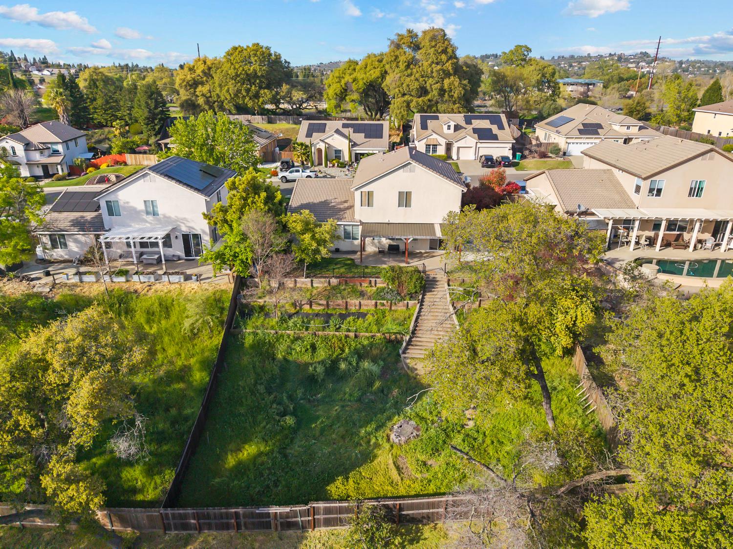 4285 Crazy Horse Road Cameron Park, CA 95682 - Photo 86 of 91 an aerial view of residential houses with outdoor space
