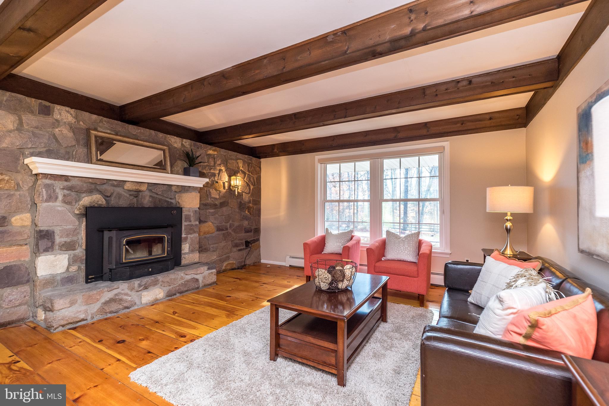 3187 April Lane Doylestown, PA 18902 - Photo 17 of 44 Cozy Family Room With Wood Burning Fireplace
