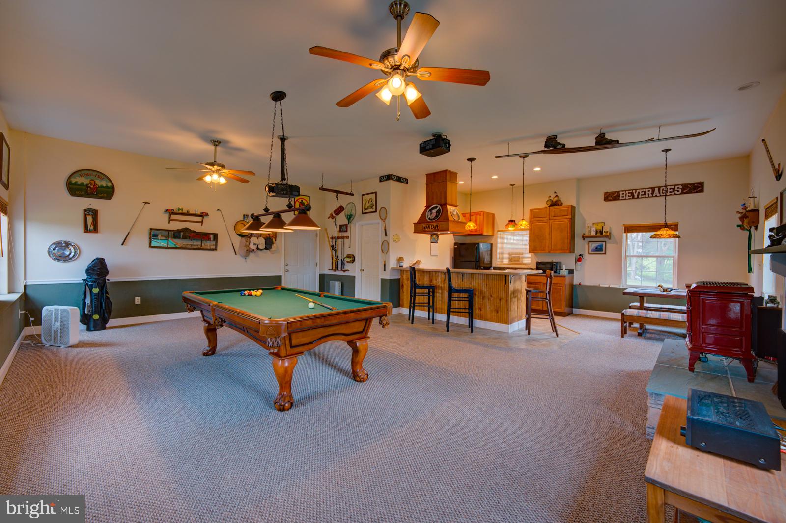 6542 Pine Stake Road Culpeper, VA 22701 - Photo 97 of 113 Spacious game room with rustic charm.