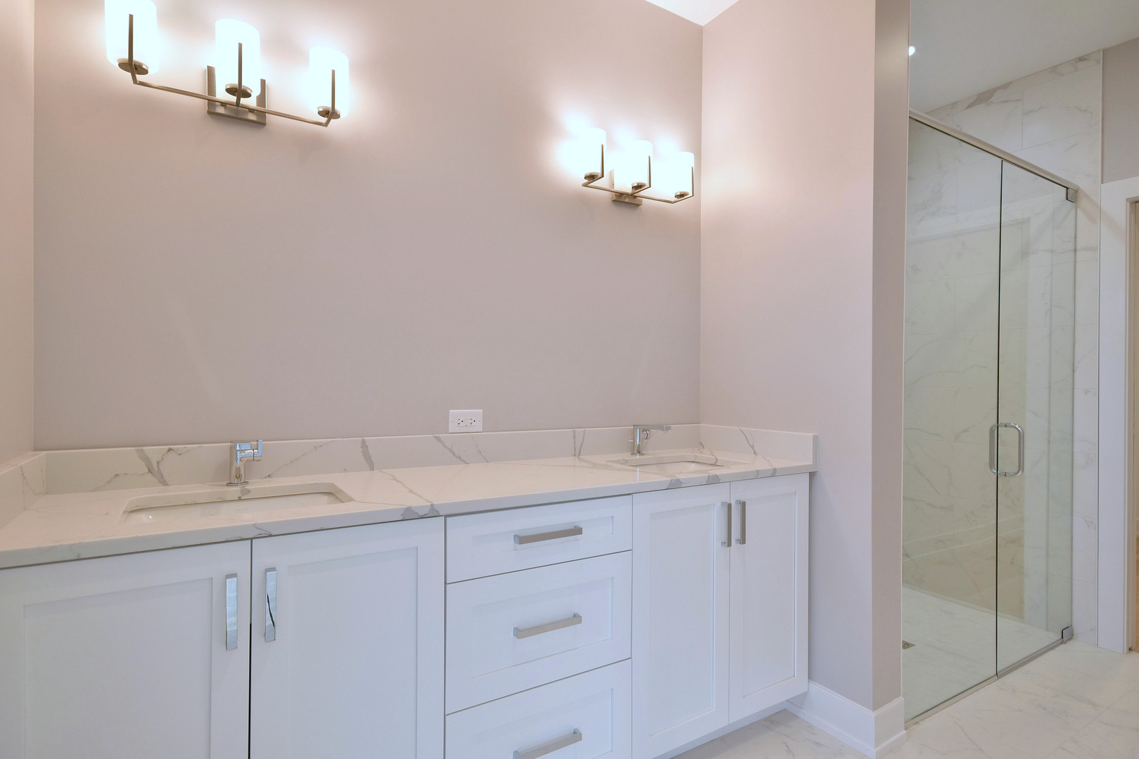 274 North Addison Avenue Elmhurst, IL 60126 - Photo 18 of 57 a bathroom with a granite countertop sink a mirror and a vanity