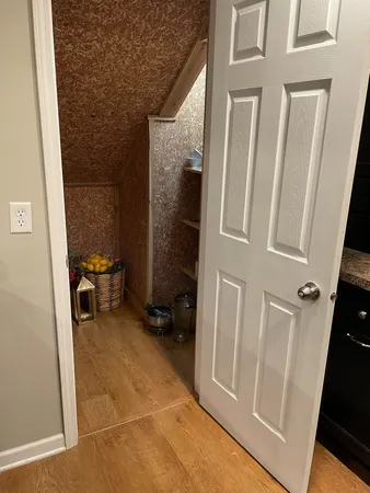a view of front door