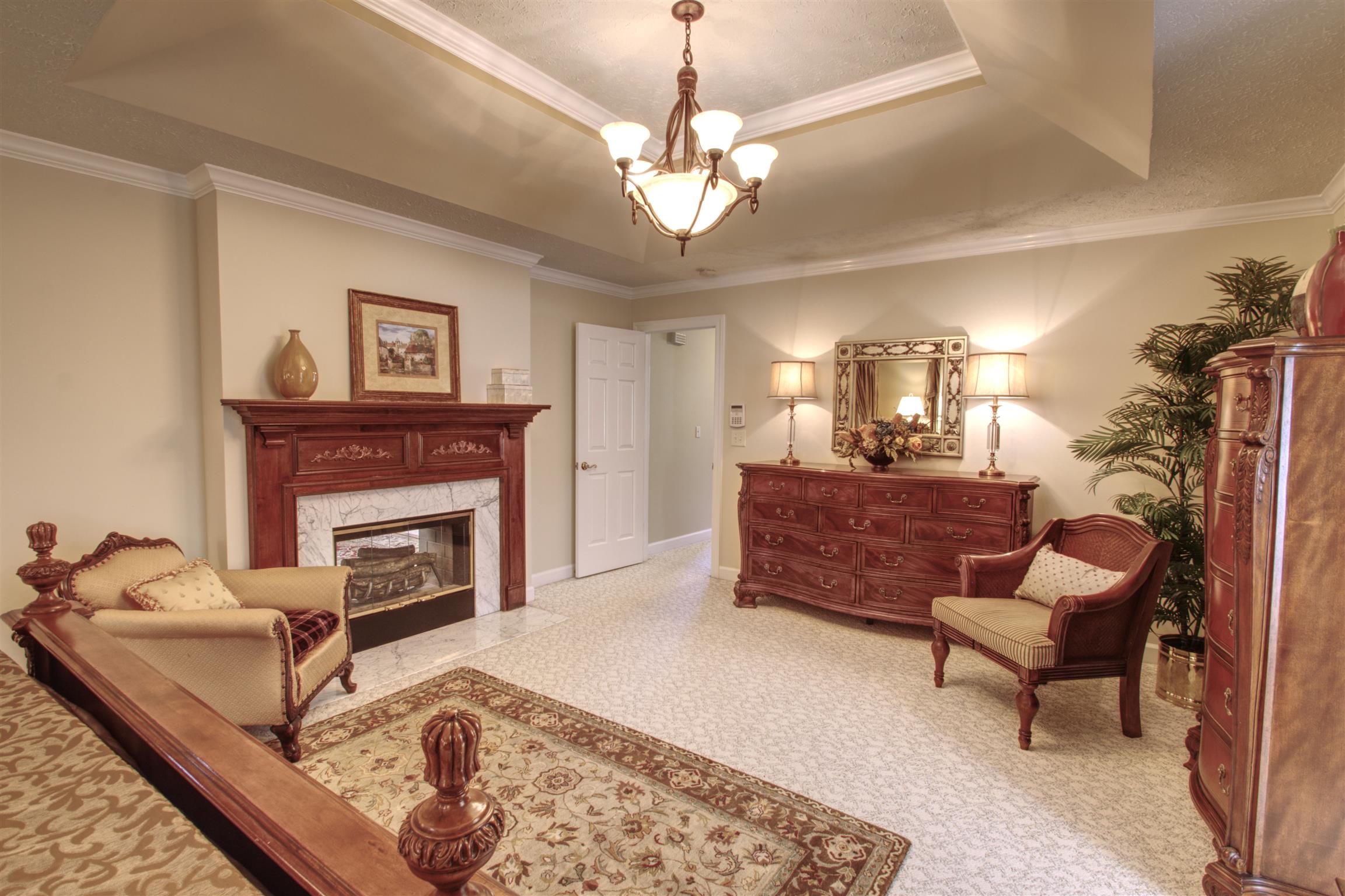 7177 Hall Road Greenbrier, TN 37073 - Photo 20 of 30 a living room with furniture and a fireplace