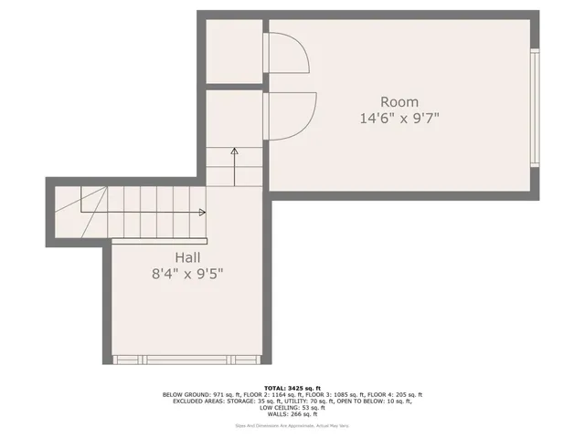 a picture of a wall with a white wall