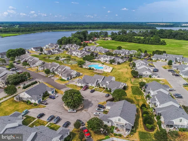 a view of a city with an ocean view