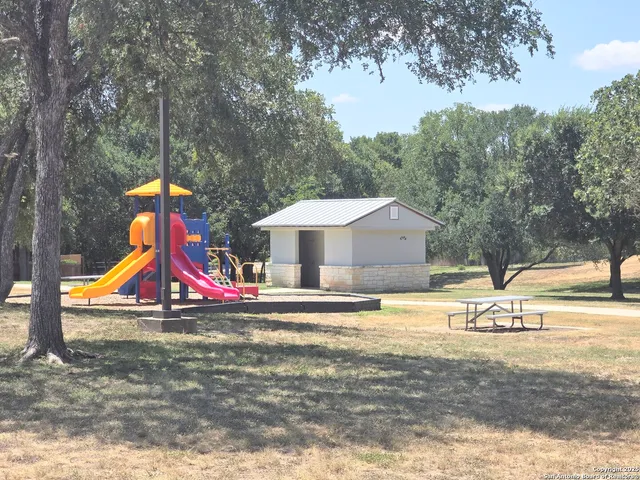 a view of outdoor space with garden and entertaining space