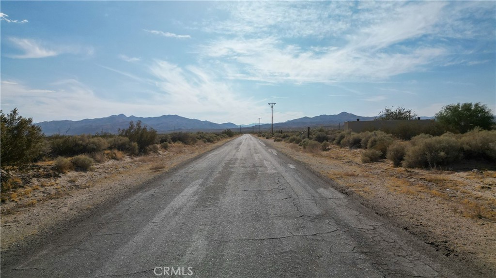 10313 Lake Road Cantil, CA 93519 - Photo 2 of 31 a view of a dry yard with mountains in the background