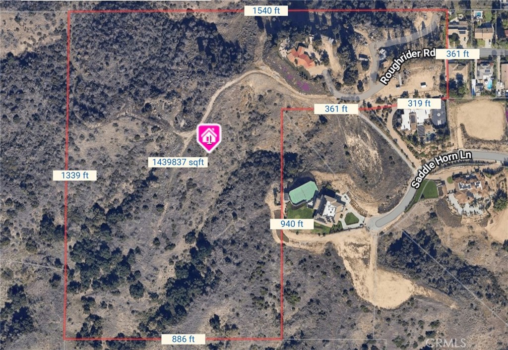 350 Roughrider Road La Verne, CA 91750 - Photo 3 of 55 Aerial view of 350 Roughrider's approx. 33 Acres!