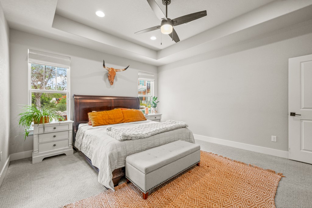 Undisclosed Address Spring Branch, TX 78070 - Photo 12 of 40 a bed room with a bed and a chair