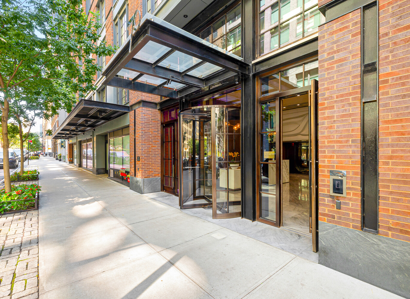 70 Charlton Street, Unit PHC Manhattan, NY 10014 - Photo 17 of 18 a view of a building with a porch