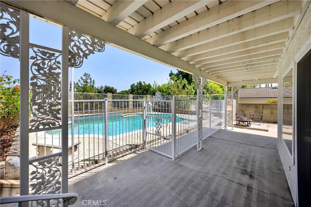 2132 Camino Rey Fullerton, CA 92833 - Photo 10 of 60 Back patio w/ view of fenced pool