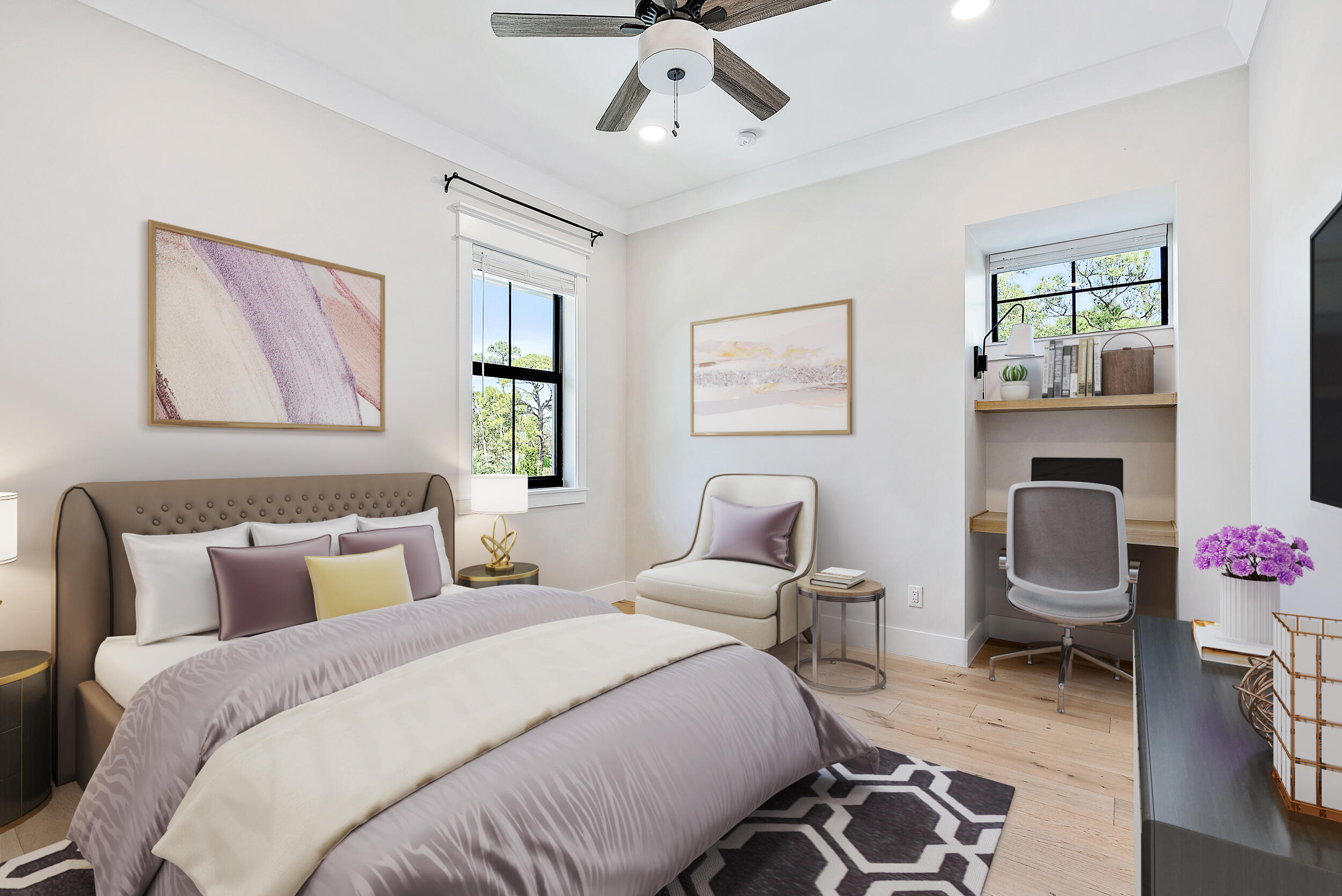 18764 Southeast Jupiter River Drive Jupiter, FL 33458 - Photo 49 of 67 a bedroom with a bed and furniture