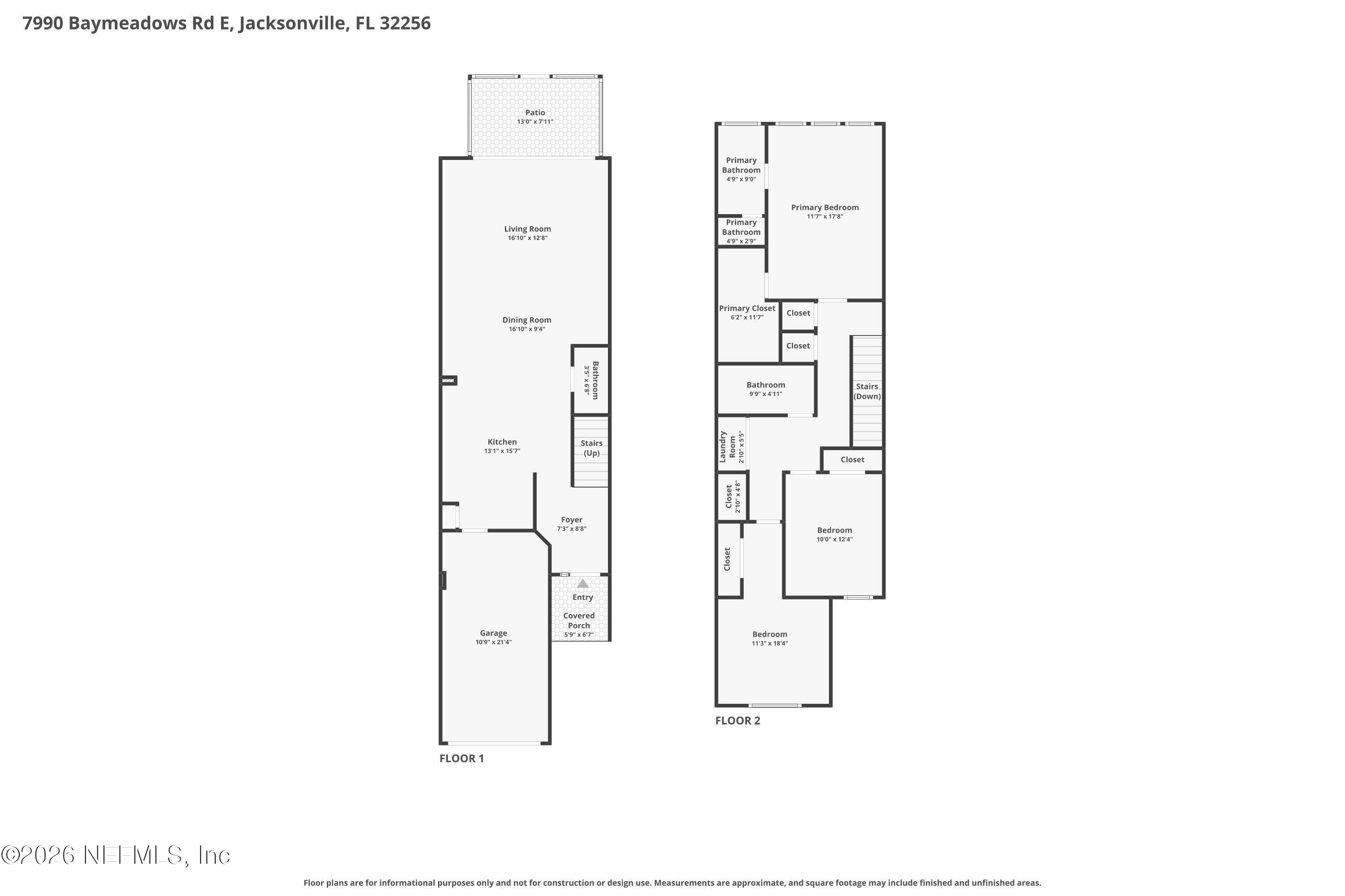 7990 Baymeadows Road East, Unit 1602 Jacksonville, FL 32256 - Photo 55 of 57 Combined
