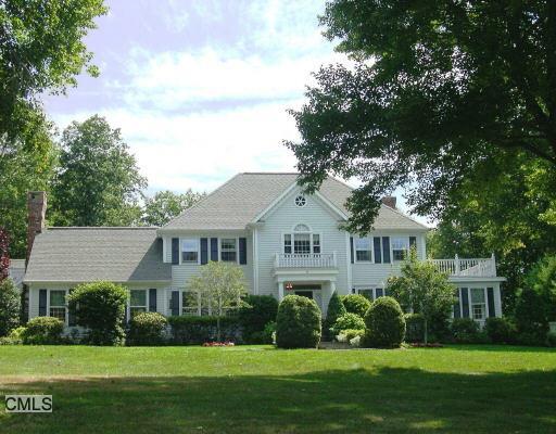 86 Nod Road Ridgefield, CT 06877 - Photo 1 of 1 front view of a house and a yard