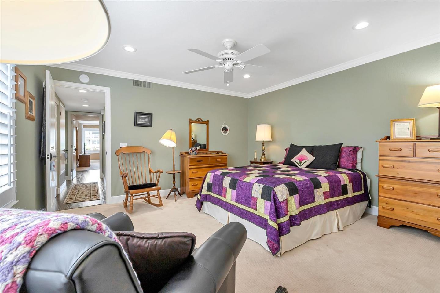 8387 Riesling Way San Jose, CA 95135 - Photo 21 of 52 a spacious bedroom with a bed and window