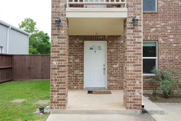 a view of entrance