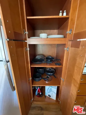 a room with storage and utility