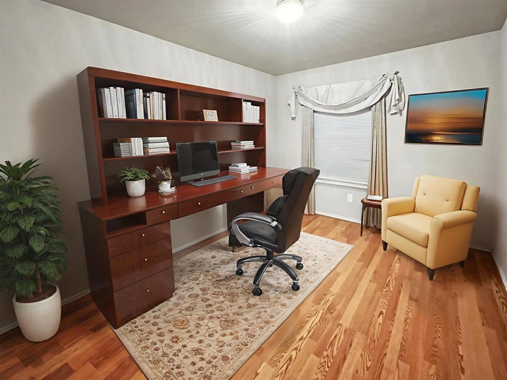 1330 White Tail Ridge Cedar Hill, TX 75104 - Photo 9 of 17 a living room with furniture and a wooden floor
