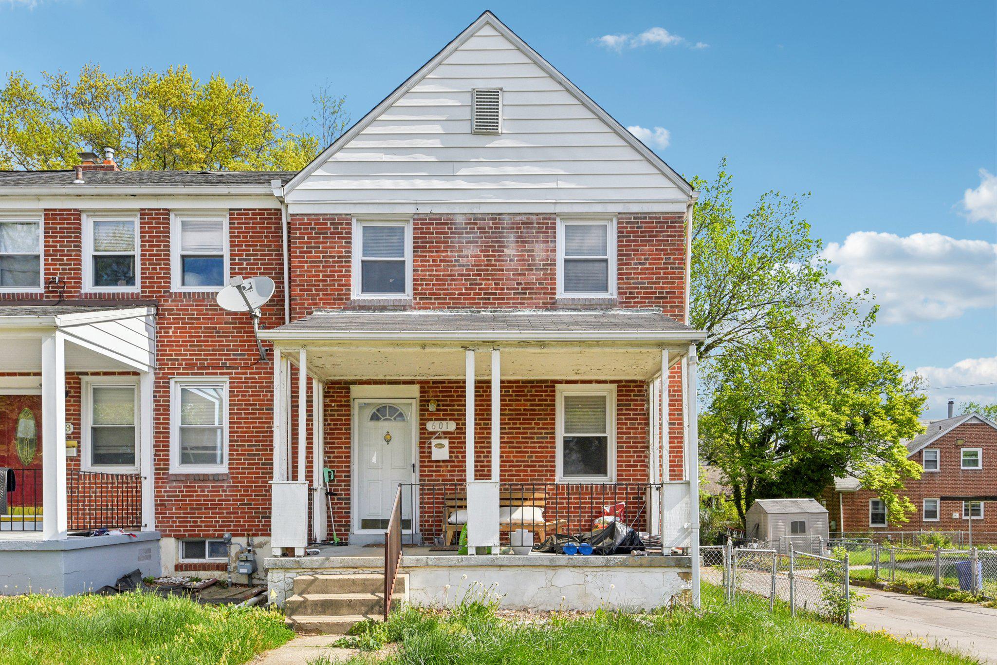 601 Braeside Road Baltimore, MD 21229 - Photo 2 of 24 Charming brick home with inviting porch.