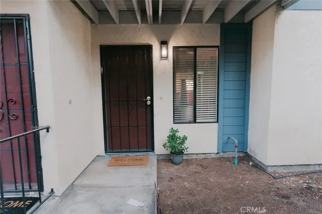 a view of an entryway door