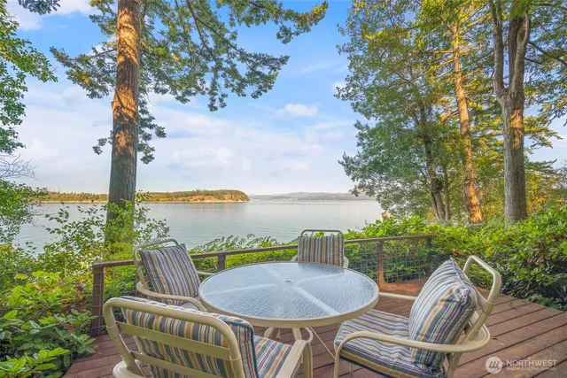 a view of a lake with a lake