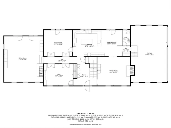 a black and white photo of a floor