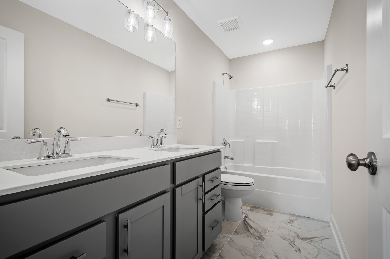 1733 Merkel Road Columbia, TN 38401 - Photo 44 of 53 a bathroom with a sink a toilet and shower
