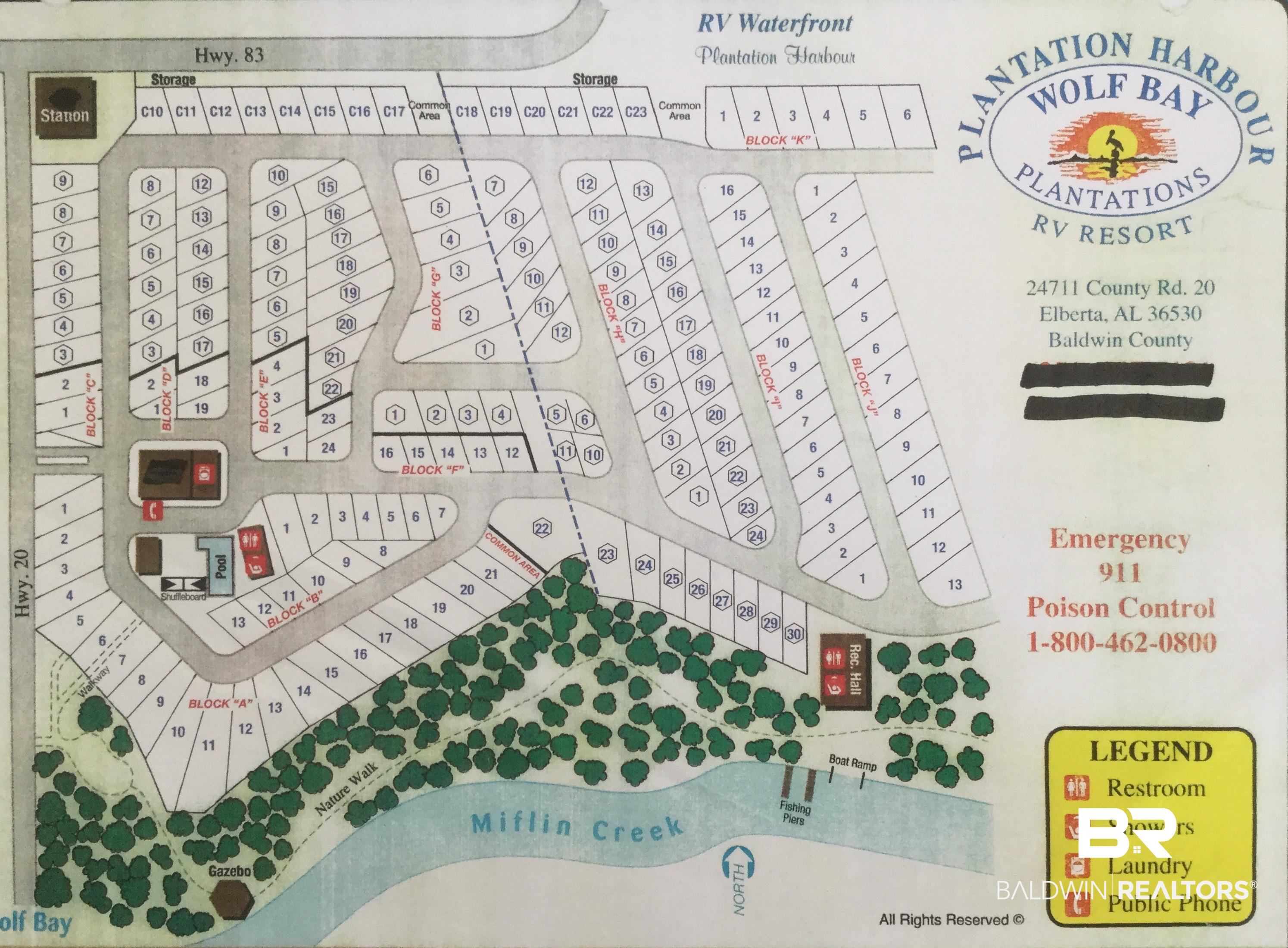 24711 Miflin Road, Unit B9 Elberta, AL 36530 - Photo 49 of 50 Resort Map Lot B-9