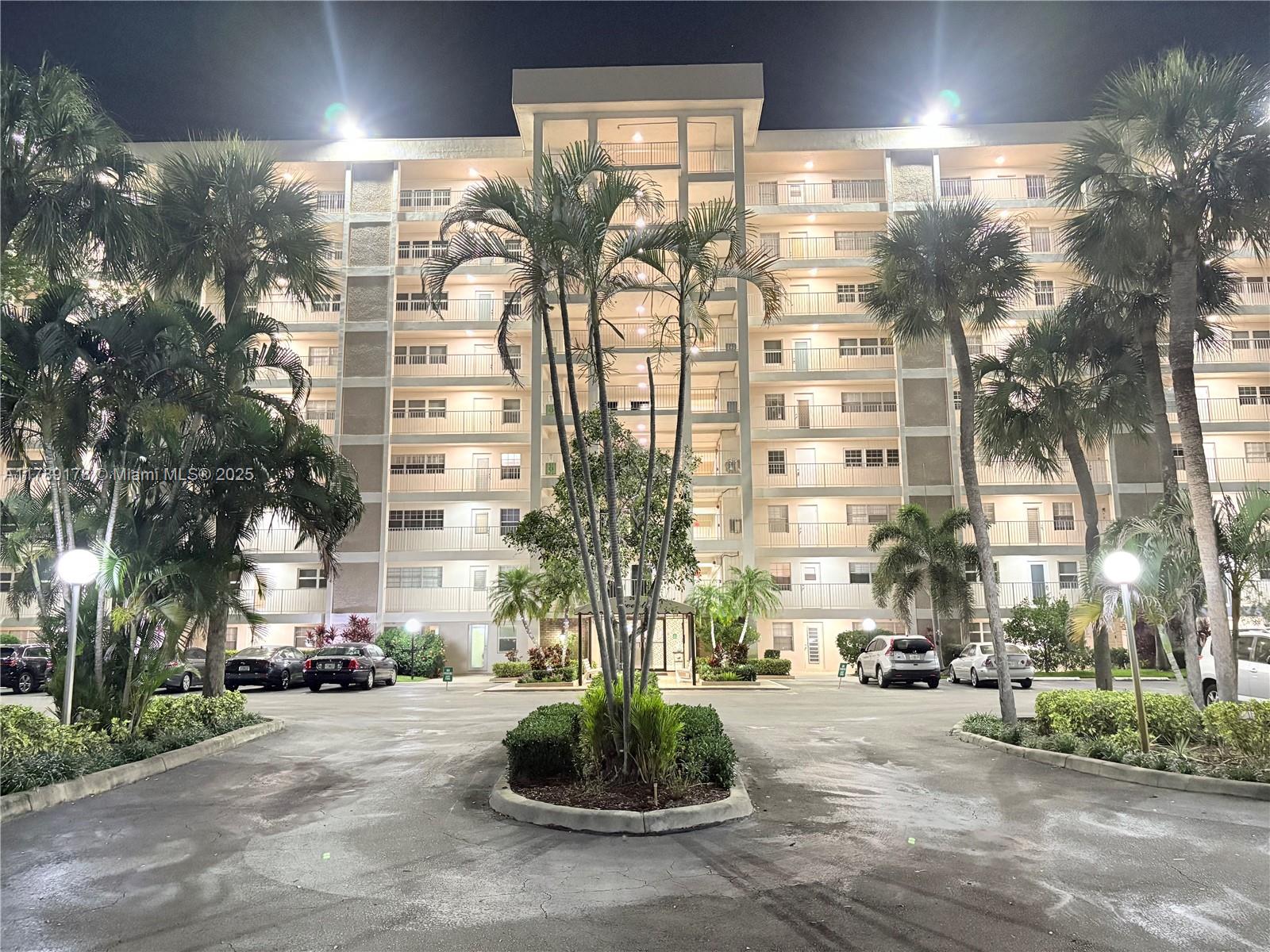 a front view of a building