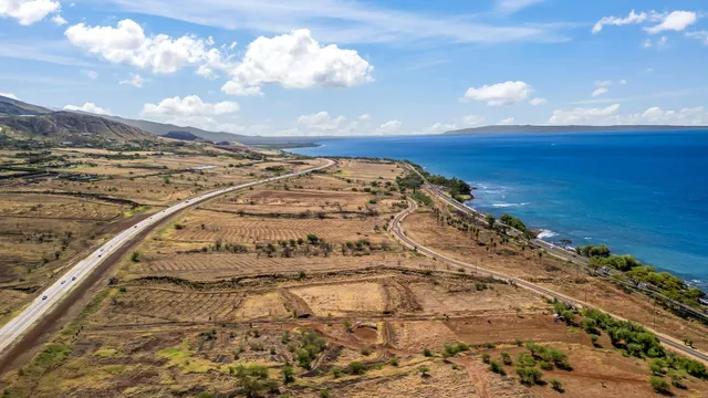 a view of beach and ocean