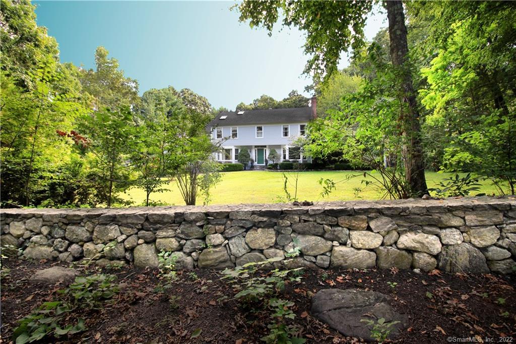 Surrounded by stone walls, set back away from traffic and road noise.