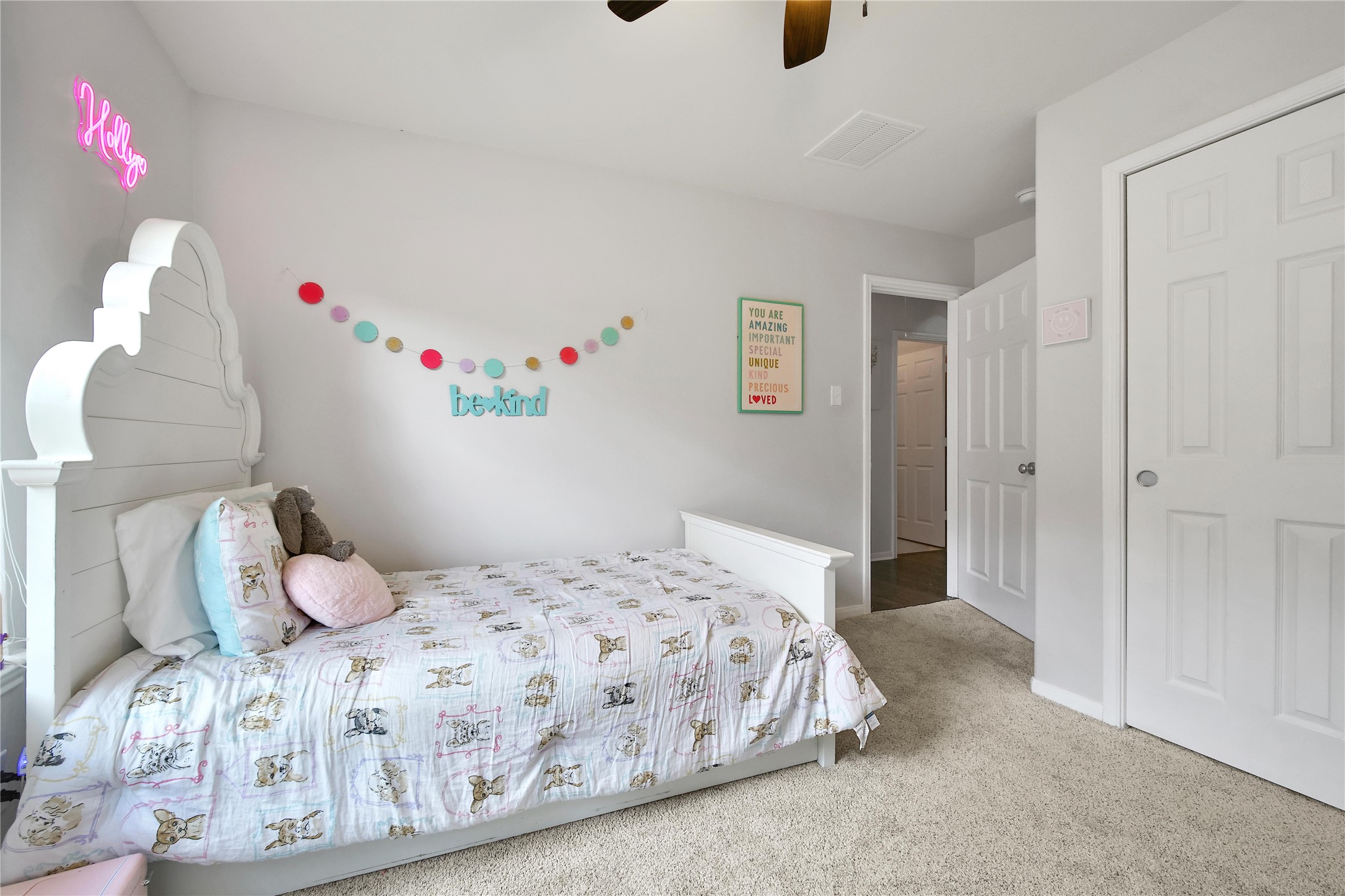1279 Pinto Pass Alvin, TX 77511 - Photo 22 of 31 a bedroom with a bed and a cabinets