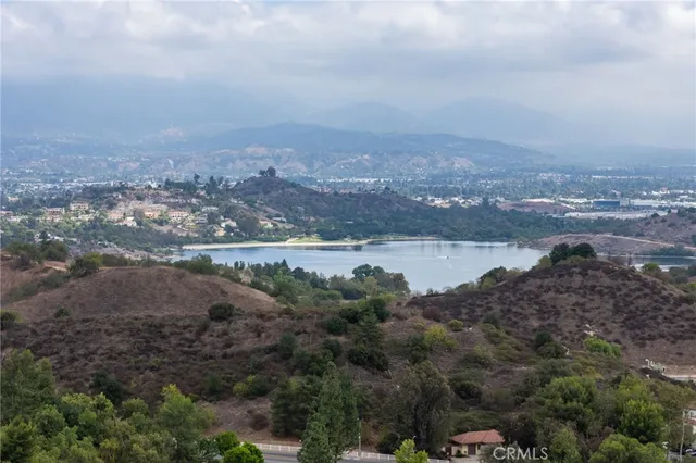 an aerial view of residential building and lake view