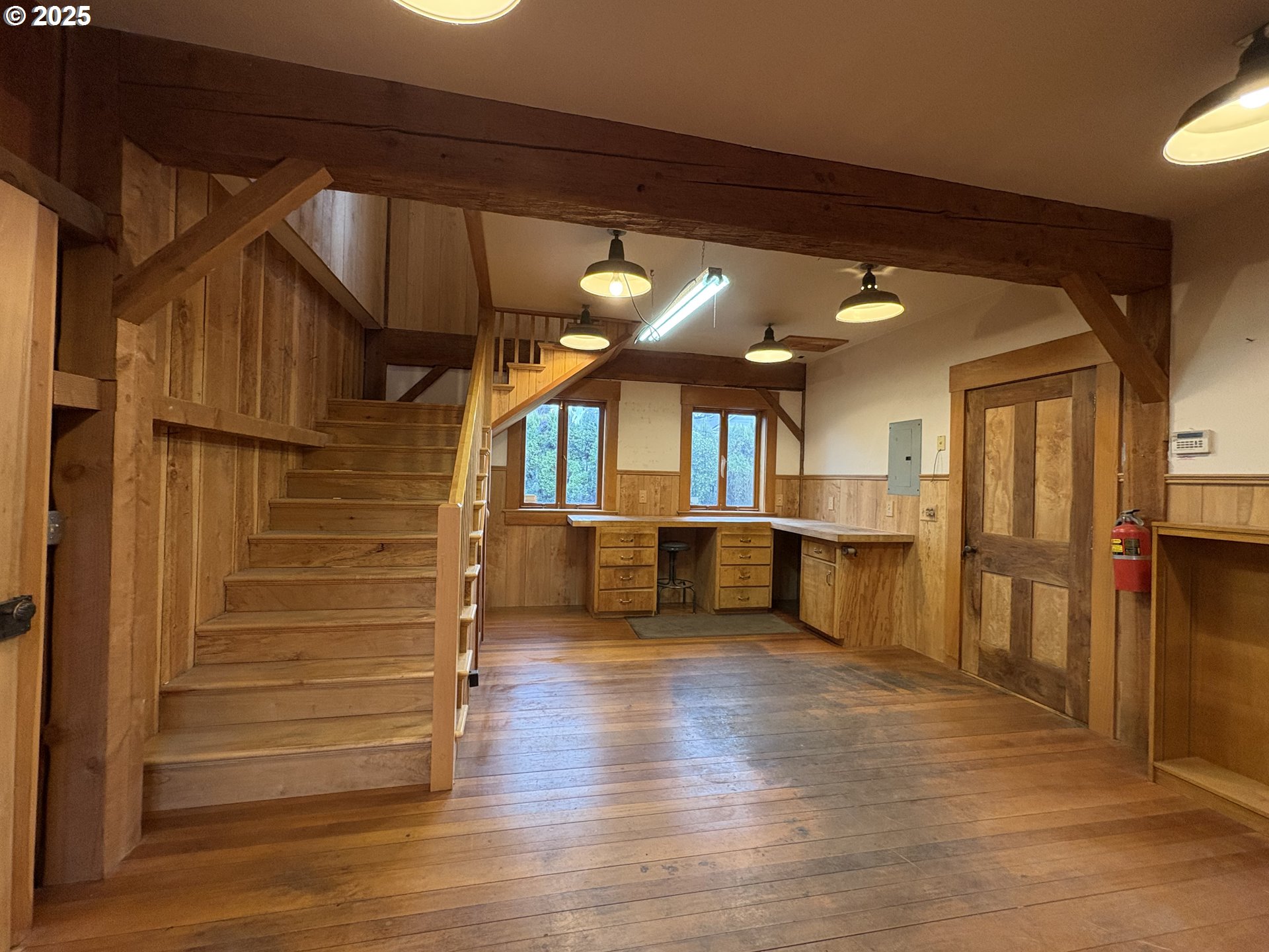 430 West Water Street Stayton, OR 97383 - Photo 29 of 42 a view of a living room with wooden floor