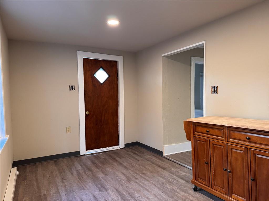 528 3rd Street Charleroi, PA 15022 - Photo 44 of 50 an empty room with wooden floor and closet