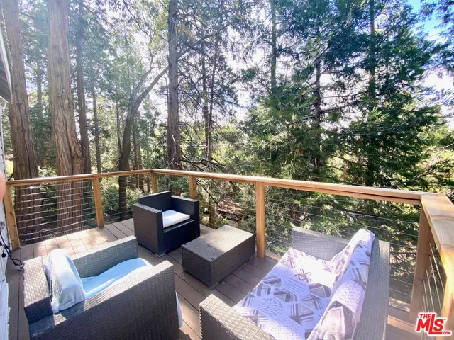 a view of a couches in the roof deck