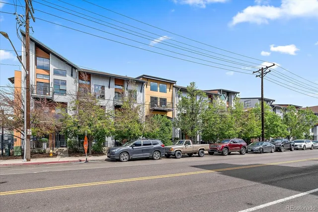a car parked in front of a building