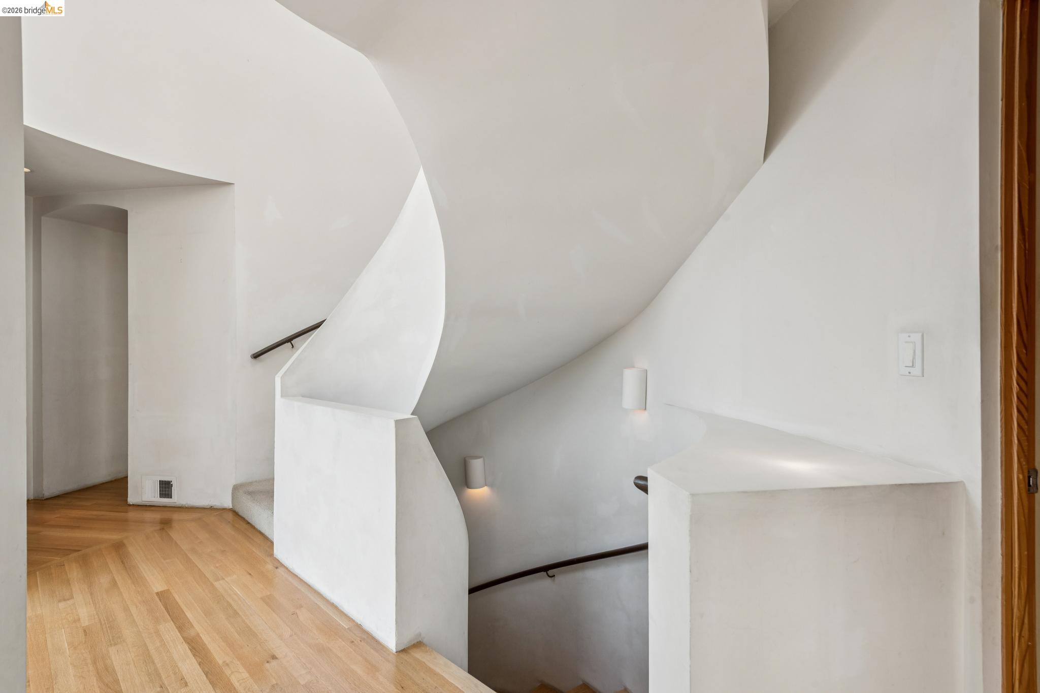 150 Vicente Road Berkeley, CA 94705 - Photo 24 of 54 a view of a hallway view with staircase
