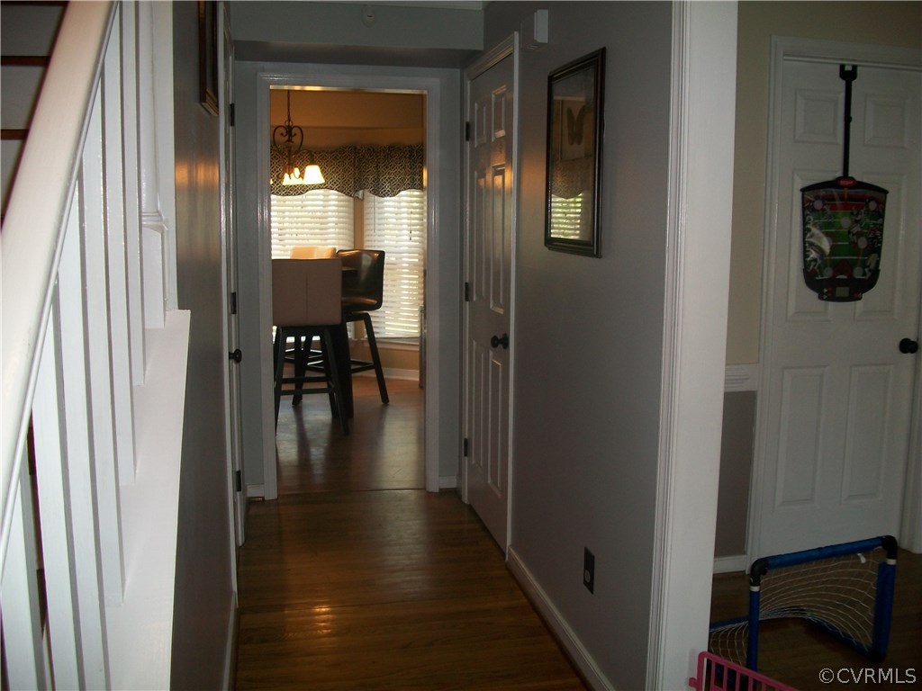4700 Cedar Cliff Road Chester, VA 23831 - Photo 9 of 20 A beautiful view of the hallway leading to the kit