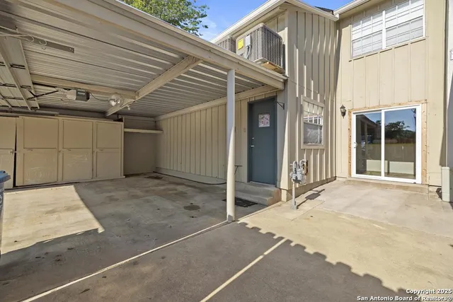 a view of a house with a outdoor space