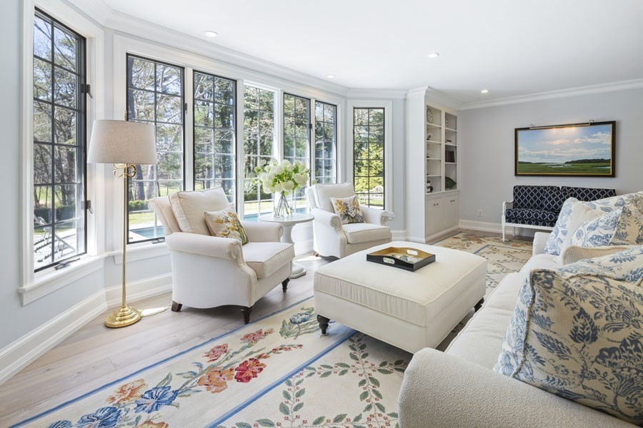 25 Oakdale Path Barnstable, MA 02655 - Photo 20 of 42 a living room with furniture and a flat screen tv