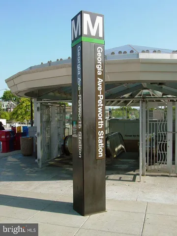 a view of a entrance gate of the building