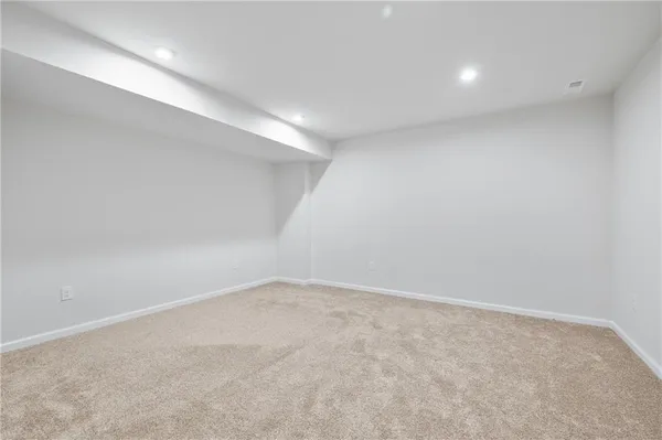 a view of empty room