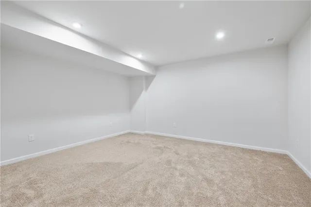 a view of empty room