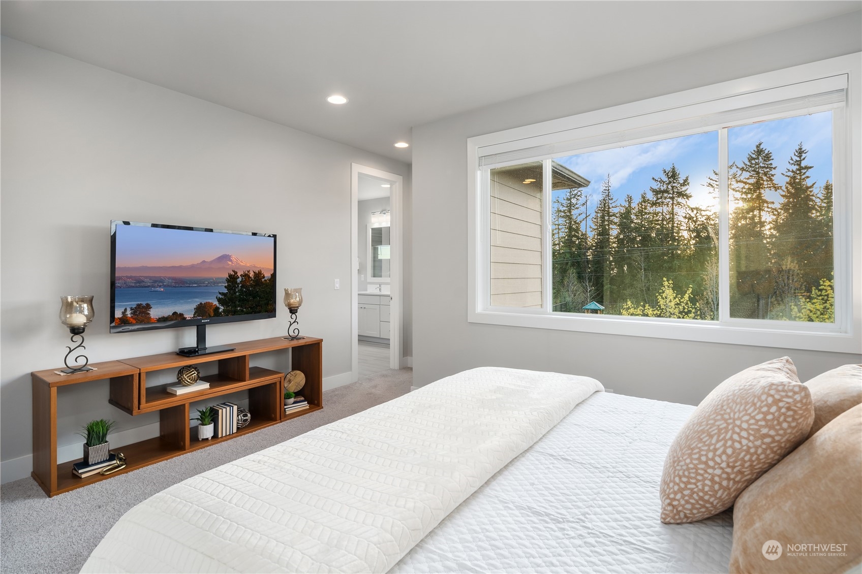 4312 224th Place Southeast Bothell, WA 98021 - Photo 19 of 40 a living room with furniture and a flat screen tv