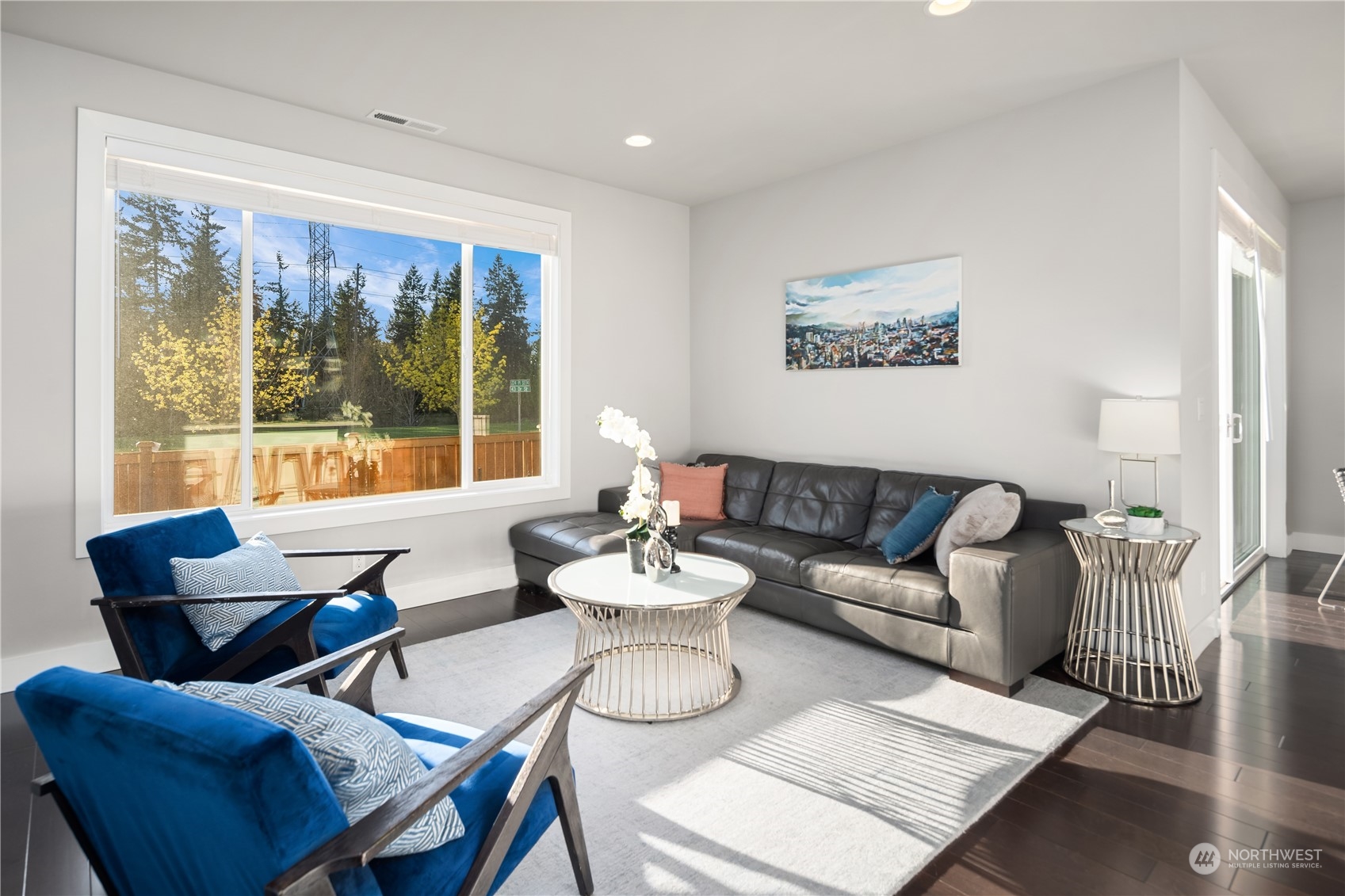 4312 224th Place Southeast Bothell, WA 98021 - Photo 7 of 40 a living room with furniture and a large window